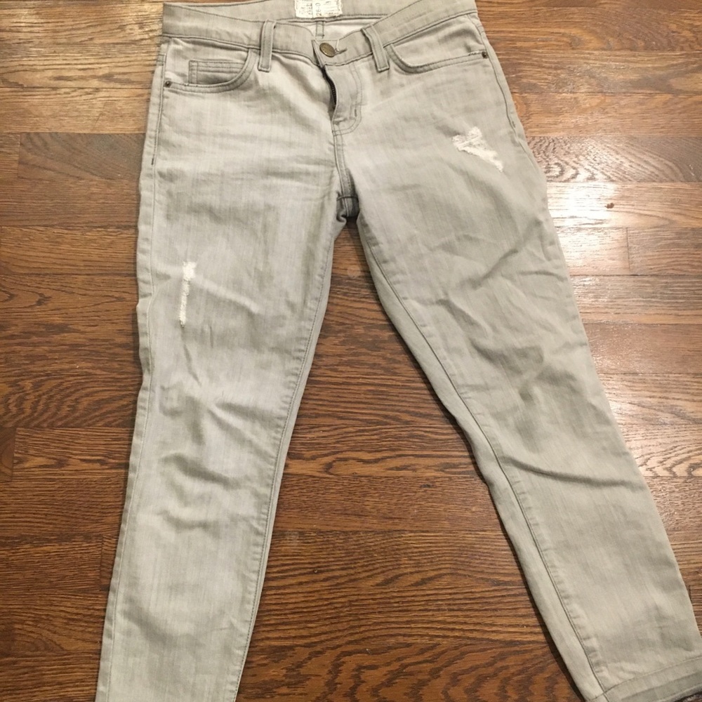 Current Elliot ankle with raw hem